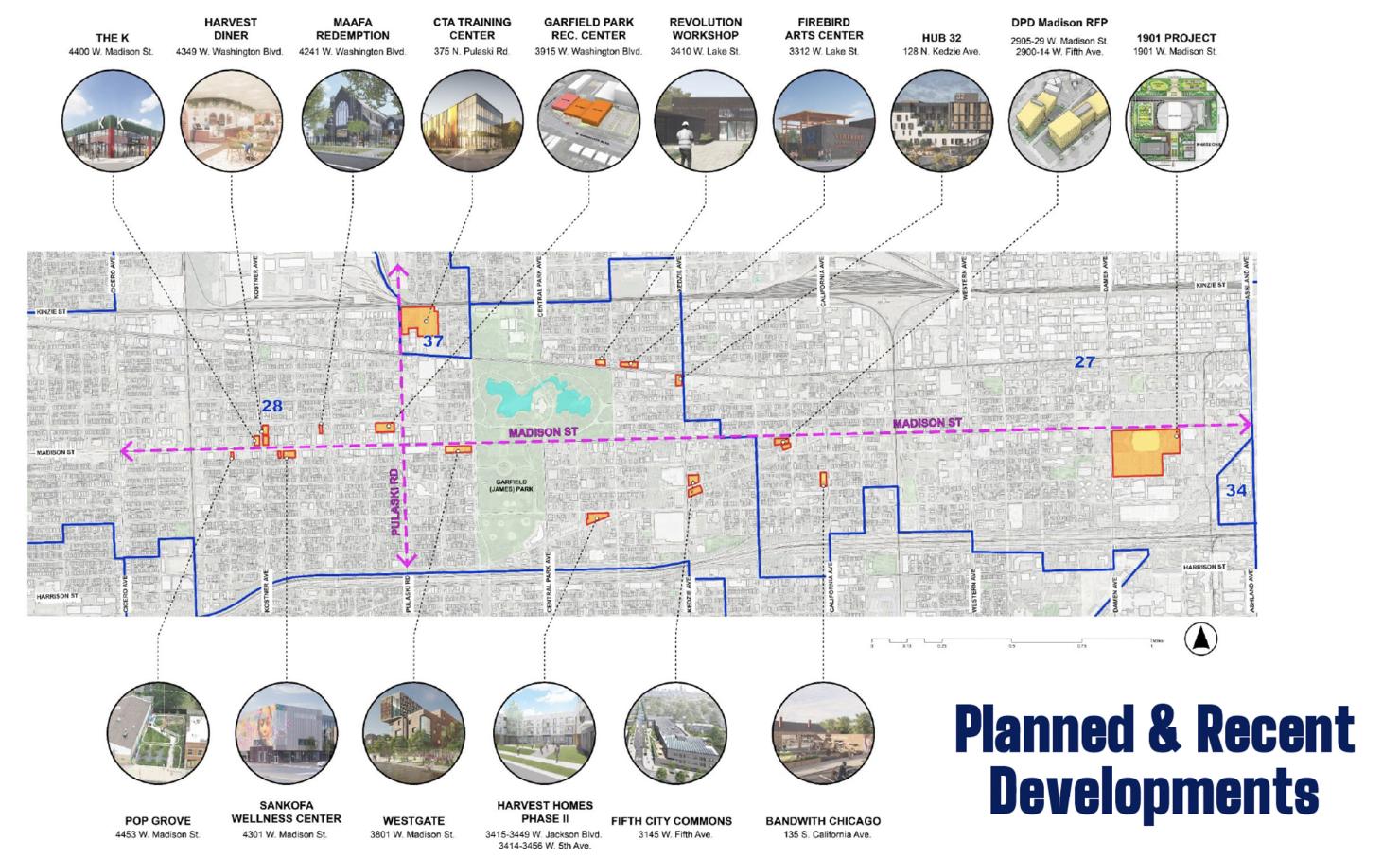 Madison St Corridor map