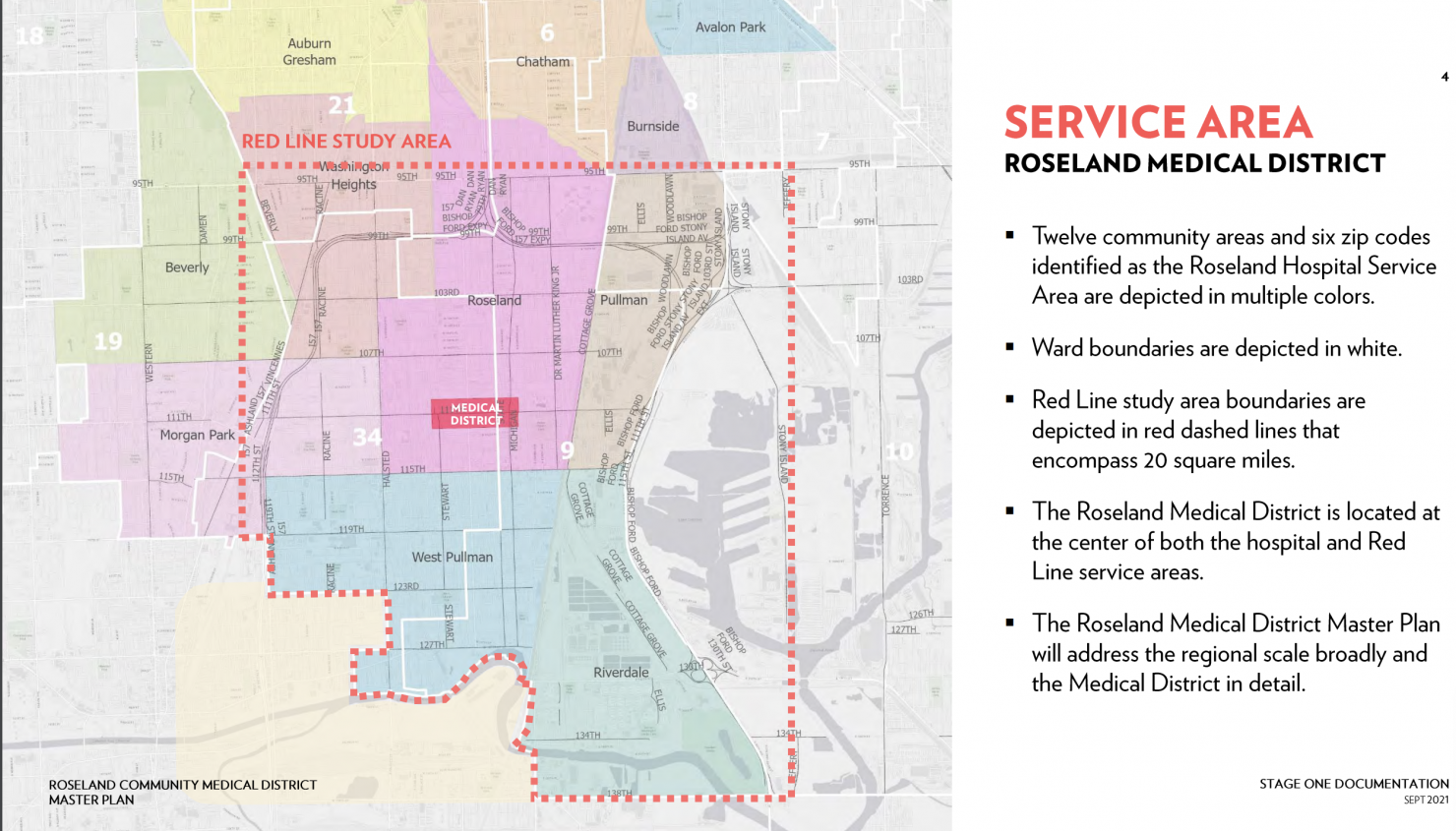 The Roseland Medical District will serve the entire Far South region. 