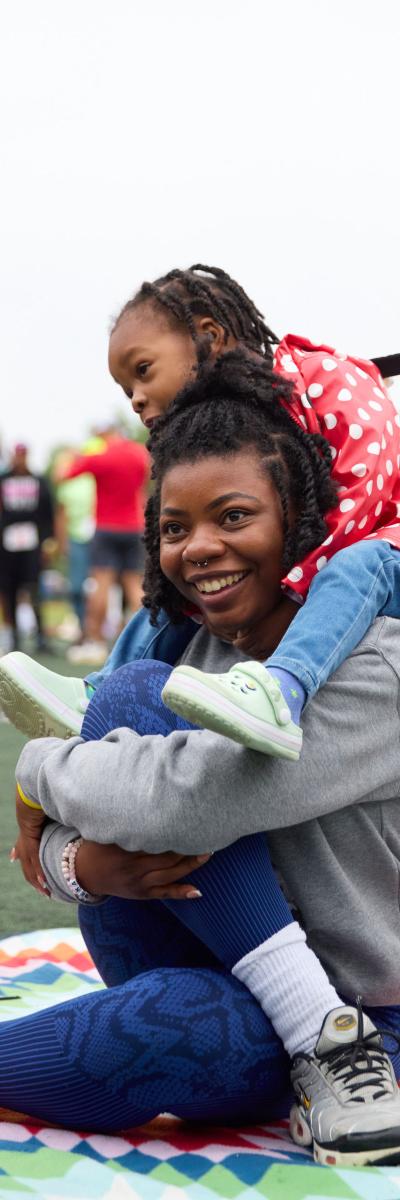 Participants at Juneteenth Run in Garfield Park